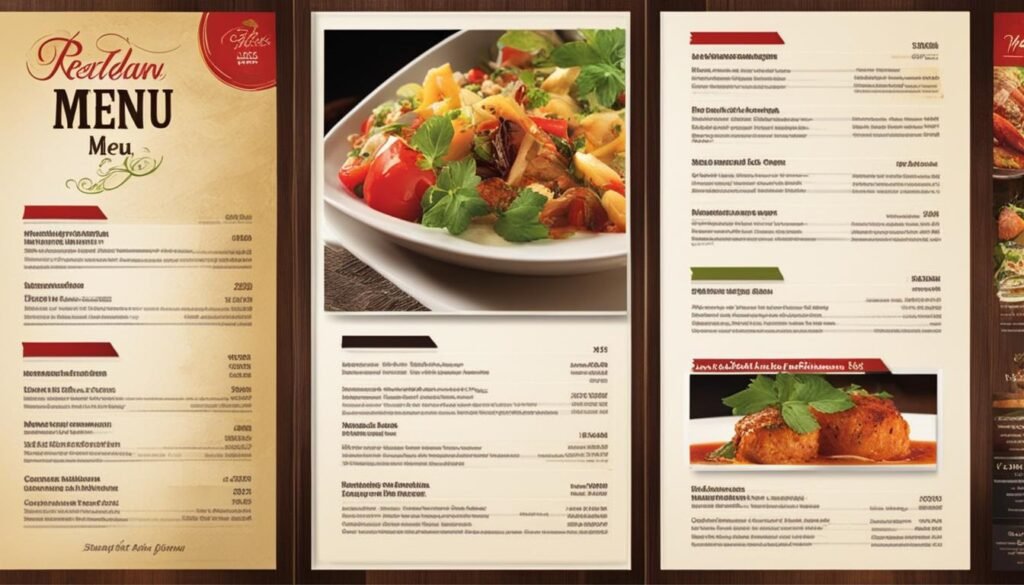 Attractivité des menus